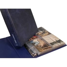 Postcard Album, Trim "Classic" Style (Blue)