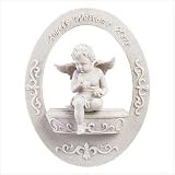 Cherub Welcome Plaque by Spazzica Gifts