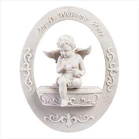 Cherub Welcome Plaque from Childrens Furniture