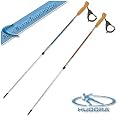 Hudora 1 paire de b�tons de marche nordique t�lescopiques Longueur 81 140 cm