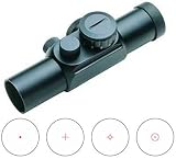 BSA 30mm Dot Sight, 4 Reticles, 11 Brightness Settings, Weaver Rings