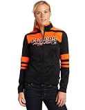 NHL Women's Philadelphia Flyers Striped Track Jacket (Black, Medium)