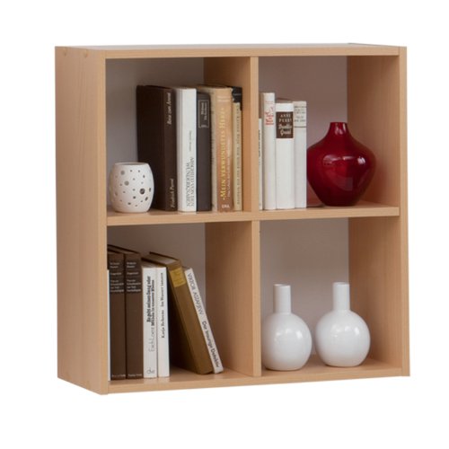 FMD Dori Étagère murale 60 x 60 x 19,5 cm Hêtre (Import Allemagne)