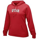 Nike Utah Utes Ladies Crimson Arch Lettering Fleece Hoody Sweatshirt