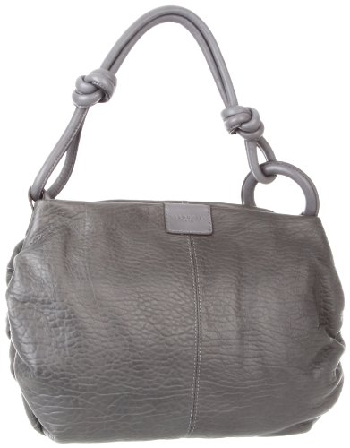 Sequoia Paris Boheme Leather S53-034 Hobo,Grey,One Size