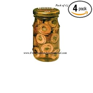 Bellino Rolled Fillet Anchovy, 4.25 Ounce Jar (Pack of 4) by Bellino