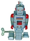 Robot Square Head / Robot Spinner Tin Windup Robot