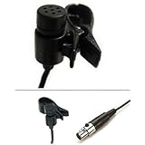 Av-jefe Tcm141-m3 Lapel with Mini XLR Connector. Compatible with Akg, Gemini, Samson, Audix Wireless Microphone System