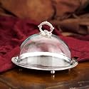 SM. OVAL CHEESE/OVAL GLASSDOME