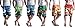 BLLstar Men's Hybrid Boardshorts Coconut Tree Printing - Isla Palms