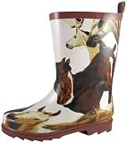 Smoky Mountain 2747 Girl's Leopard Rubber Boot