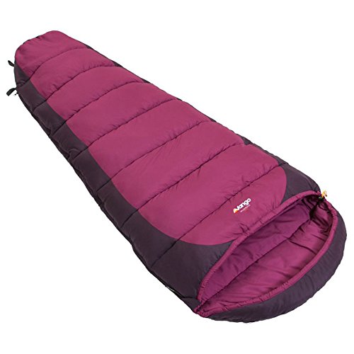 Vango Wilderness 250S Sleeping Bag - Plum Purple, Left Zip