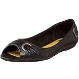BC Footwear Women's Thicker Than Water Flat,Black,8 M US