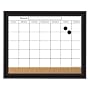 Board Dudes 18"x22" Home D�cor Magnetic Dry Erase Calendar w/ Cork Strip (84015UA-4)