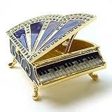 Blue Grand Piano Box
