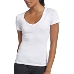 Trecento Women's Short Sleeve V-Neck Tee Shirt