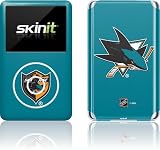 Skinit San Jose Sharks Solid Background Vinyl Skin for iPod Classic (6th Gen) 80 / 160GB