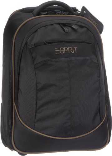 ESPRIT Trolley Rucksack SuperLight, black-khaki, 57x36x26, 11337 im Preisvergleich 