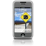 yooZoo Silicone Skin Case for Apple iPhone (1G) 8GB and 16GB, with Screen Protector - Fog White