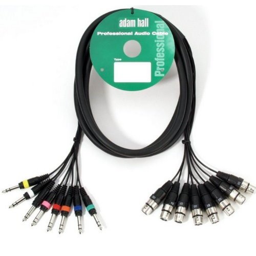 ah Cables KMCO5XFPPM38 Multicore Kabel 8 x 6,3 mm Klinke stereo auf 8 x XLR female 5 m Preisvergleich