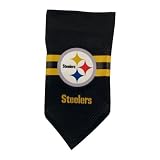 Pittsburgh Steelers Dog Collar Bandana, Size Small