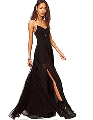V-neck Sleeveless Chiffon Cocktail Prom Dress/Wedding Party Dress/Maxi Dress 