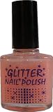Nail Polish Glitter Glow in the Dark Pink Over Coat Halloween Costume Accessory