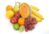 IMAGE OF Wallmonkeys Peel and Stick Wall Decals - Colorful Group of Fresh Fruits - 18