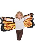 Monarch Butterfly Plush Costume Wings by Adventure Kids One Size Fits Most with 44 inch Wingspan by Adventure Kids