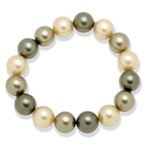 Valero Pearls Perldor Damen-Armband Sdsee / Tahiti-Muschelkernperlen tahiti / champagner / Preisvergleich