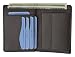 Moga European Hispter Bifold High End Leather Wallet with Coin Pocket (Brown)