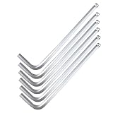 uxcell L型レンチ　スパナ　測定基準　6mm　ボールエンド セット　六角形　キー　6個入り