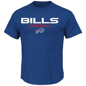 NFL Buffalo Bills Men's Line of Scrimmage VI Short Sleeve Tee, Deep Royal, Large