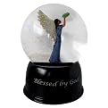 Blessed By God Waterglobe - Purple (5")