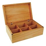 Wooden Tea Box by Fox Run