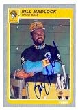 Bill Madlock Autographed/Hand Signed Baseball Card (Pittsburgh Pirates) 1985 Fleer #468