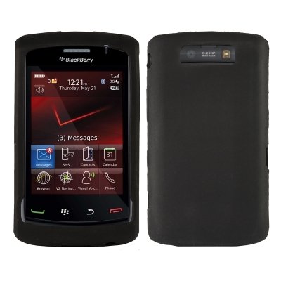 Logotrans Standard Series Silikon H&uuml;lle f&uuml;r Blackberry Storm 9520 schwarz Preisvergleich