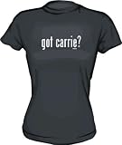 got carrie? Women's Tee Shirt Medium-Black Long Sleeve Babydoll