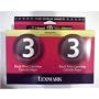 Lexmark Twin Pack Black Print Cartridge No 3