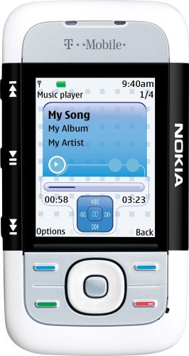 Nokia 5300 XpressMusic Black Phone (T-Mobile, Phone Only, No Service)