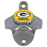 Green Bay Packers Metal Wall Mounted Beer Bottle Opener