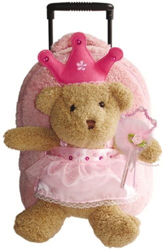 POPATU - Pink Princess Bear Trolley Bag