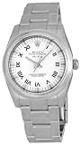 Rolex Airking White Roman Numeral Dial Domed Bezel Mens watch 114200WRO