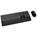 Microsoft - Wireless Desktop 3000 - Ensemble clavier Azerty/souris sans fil optique - Technologie Bluetrack - Noir