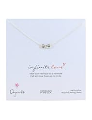 Dogeared Sterling Silver Infinite Love 16" Pendant Necklace