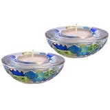 Jerusalem Candle Holders - Blue