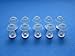 NICKSTON 10 Small (S) Soft Replacement Mushroom Domes Eartips Earbuds for Hearing Aids