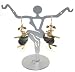 Beautiful Jack E Ohs NYC Mystical Flying Horse Charm Dangle Earrings with Abalone Shell & Beaded Crystal Accents Gold Tone Comes Gift Boxed