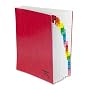 Pendaflex 11014 Daily desk file/sorter, 1-31 indexing/30 leaves, letter size, red