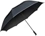 Samsonite Golfschirm Anitwind Autom. auf m. H�lle 70/8, schwarz/grau